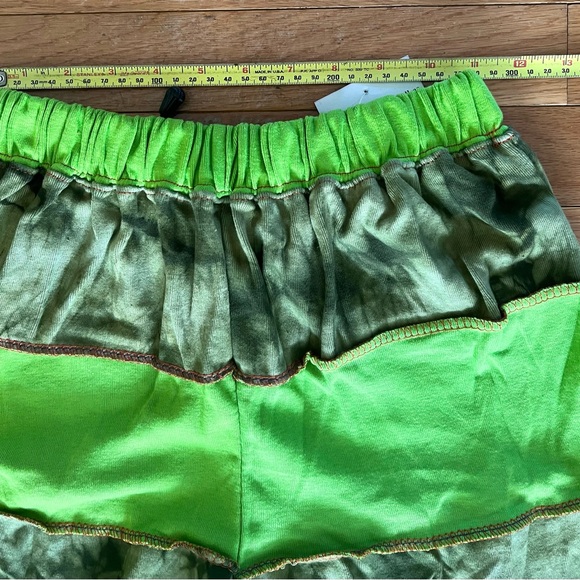 Made in Nepal Patchwork Green Flare Boho Pants Size XXXL Hippie New with tags - Picture 6 of 7
